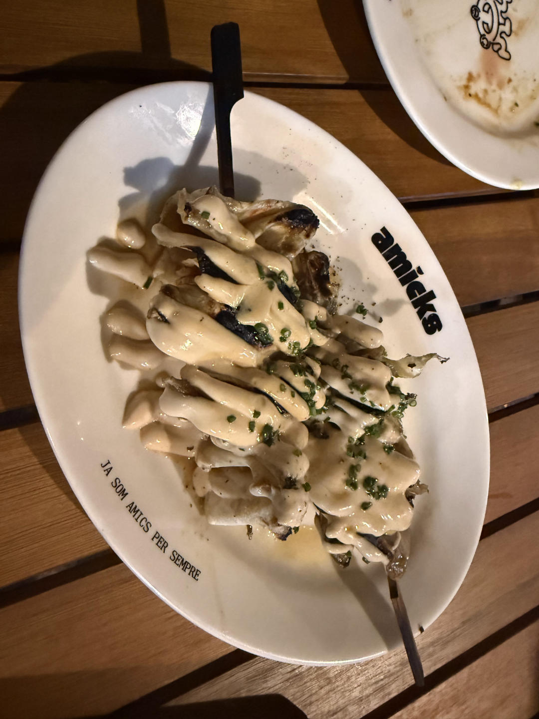 Carta de Bar Amicks - tapas en Barcelona